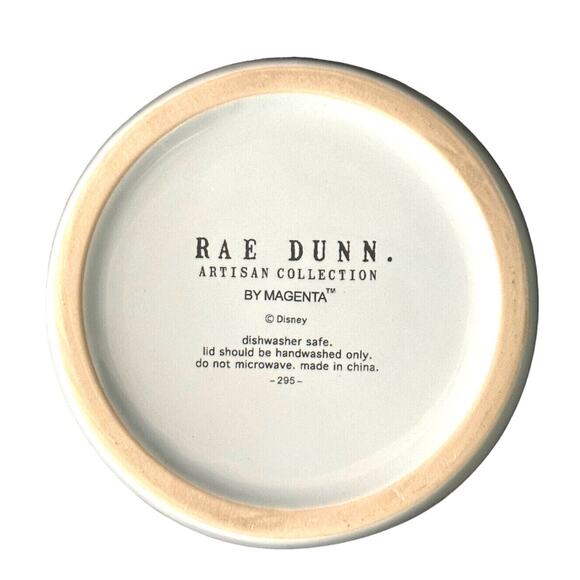 Rae Dunn "Once Upon a Dream" Disney Blue with Yellow Gold Crown Top - Picture 6 of 6